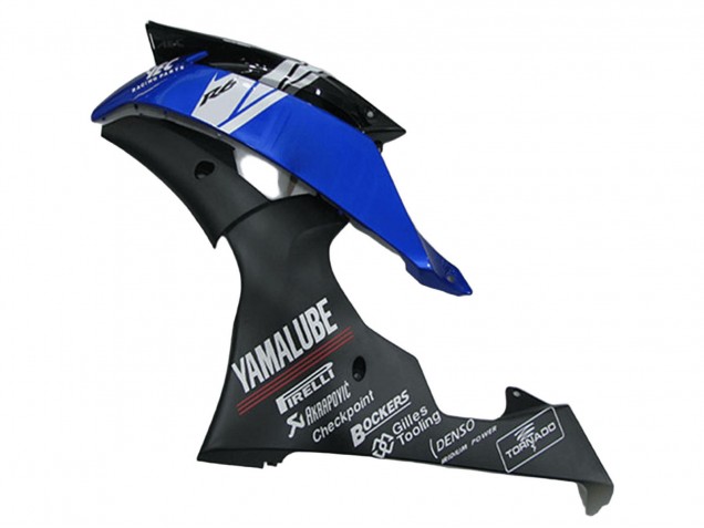 2008-2016 Yamaha YZF R6 Motorcycle Fairings - White Blue Matte Black Yamalube Canada Suppliers