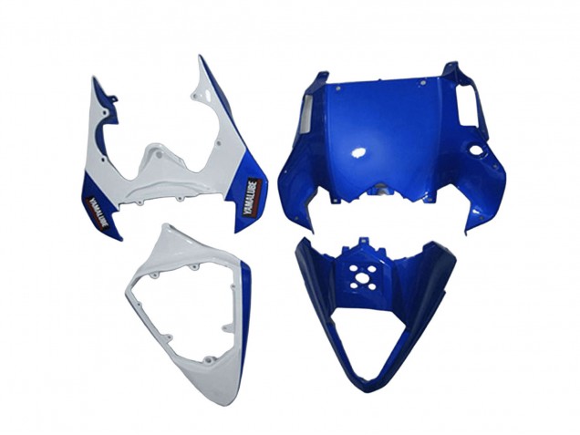2008-2016 Yamaha YZF R6 Motorcycle Fairings - White Blue Matte Black Yamalube Canada Suppliers