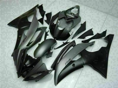 2008-2016 Yamaha YZF R6 Motorcycle Fairings - Grey Matte Black Canada Suppliers