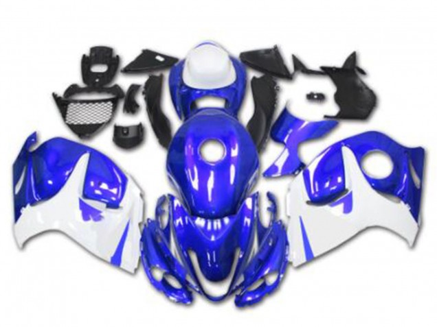 2008-2020 Suzuki GSXR 1300 Hayabusa Motorcycle Fairings - Blue White Canada Suppliers