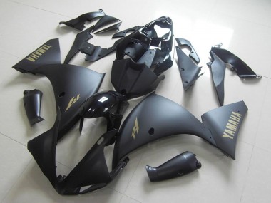 2009-2011 Yamaha YZF R1 Motorcycle Fairings - Glossy Black Matte Black Gold Decals Canada Suppliers