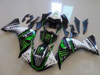 2009-2011 Yamaha YZF R1 Motorcycle Fairings - White Blue Black Green Monster Canada Suppliers