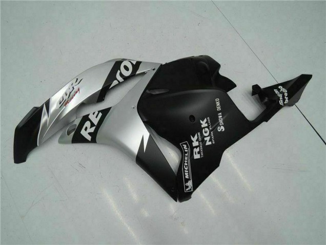 2009-2012 Honda CBR600RR Motorcycle Fairings - Silver Matte Black Repsol Canada Suppliers