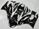 2009-2012 Kawasaki ZX6R Motorcycle Fairings - Glossy Black White Ninja Canada Suppliers