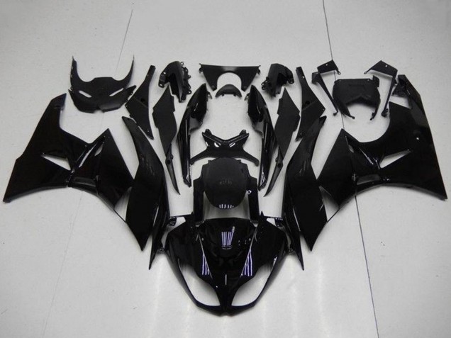 2009-2012 Kawasaki ZX6R Motorcycle Fairings - Glossy Black Canada Suppliers