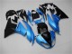 2009-2012 Kawasaki ZX6R Motorcycle Fairings - Light Blue Glossy Black Canada Suppliers
