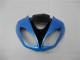 2009-2012 Kawasaki ZX6R Motorcycle Fairings - Light Blue Glossy Black Canada Suppliers
