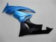 2009-2012 Kawasaki ZX6R Motorcycle Fairings - Light Blue Glossy Black Canada Suppliers