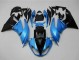 2009-2012 Kawasaki ZX6R Motorcycle Fairings - Light Blue Glossy Black Canada Suppliers