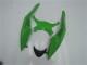 2009-2012 Kawasaki ZX6R Motorcycle Fairing Kits - Green Glossy Black Canada Suppliers