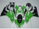 2009-2012 Kawasaki ZX6R Motorcycle Fairing Kits - Green Glossy Black Canada Suppliers