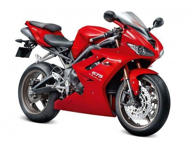2009-2012 Triumph Daytona 675 Triple Motorcycle Fairing - Red Canada Suppliers