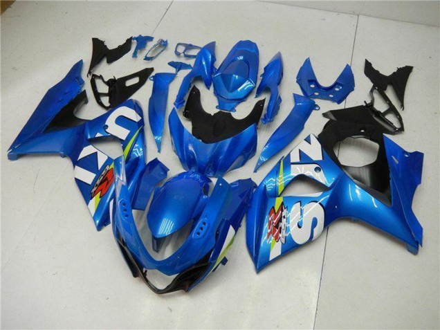2009-2016 Suzuki GSXR 1000 Motorcycle Fairing Kits - Blue Green White Canada Suppliers