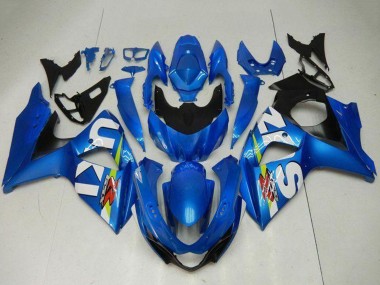 2009-2016 Suzuki GSXR 1000 Motorcycle Fairing Kits - Blue Green White Canada Suppliers