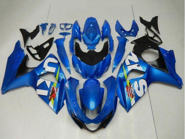2009-2016 Suzuki GSXR 1000 Motorcycle Fairing Kits - Blue Green White Canada Suppliers