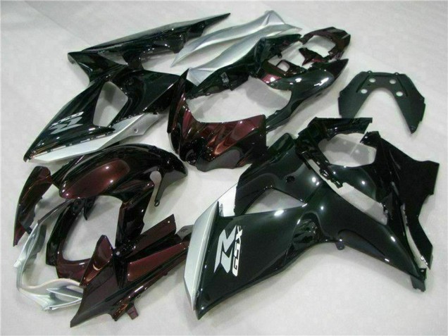 2009-2016 Suzuki GSXR 1000 Motorcycle Fairings - Glossy Black Silver White Canada Suppliers