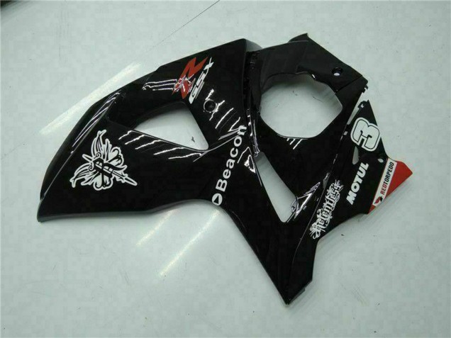 2009-2016 Suzuki GSXR 1000 Motorcycle Fairings - Glossy Black Red Beacon Motul Canada Suppliers