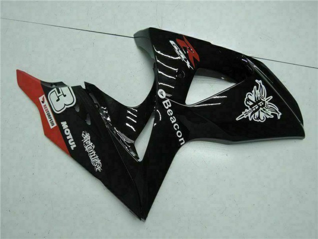 2009-2016 Suzuki GSXR 1000 Motorcycle Fairings - Glossy Black Red Beacon Motul Canada Suppliers