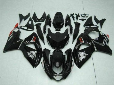 2009-2016 Suzuki GSXR 1000 Motorcycle Fairings - Glossy Black Red Beacon Motul Canada Suppliers