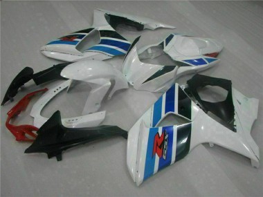 2009-2016 Suzuki GSXR 1000 Full Motorcycle Fairings - White Blue Black Canada Suppliers