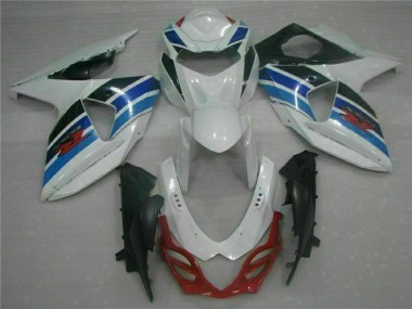 2009-2016 Suzuki GSXR 1000 Full Motorcycle Fairings - White Blue Black Canada Suppliers
