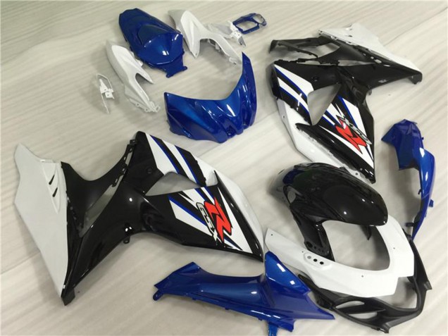 2009-2016 Suzuki GSXR 1000 Full Motorcycle Fairing Kits - White Blue Black Canada Suppliers