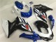 2009-2016 Suzuki GSXR 1000 Full Motorcycle Fairing Kits - White Blue Black Canada Suppliers