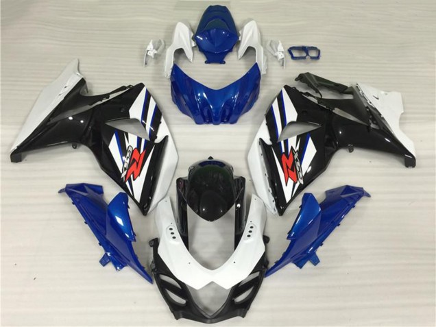 2009-2016 Suzuki GSXR 1000 Full Motorcycle Fairing Kits - White Blue Black Canada Suppliers