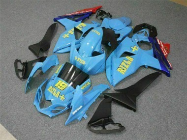 2009-2016 Suzuki GSXR 1000 Motorcycle Fairings - Blue Yellow Rizla 19 Red Canada Suppliers