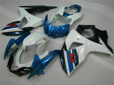2009-2016 Suzuki GSXR 1000 Abs Fairings Kits - White Blue Black Canada Suppliers