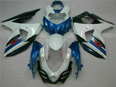 2009-2016 Suzuki GSXR 1000 Abs Fairings Kits - White Blue Black Canada Suppliers