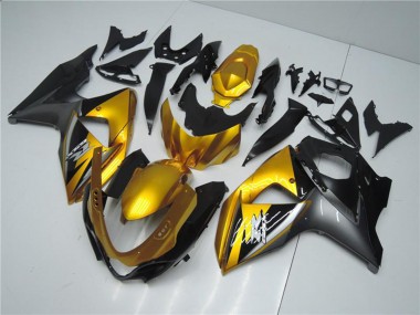 2009-2016 Suzuki GSXR 1000 Motorcycle Fairings - Gold Matte Black Canada Suppliers