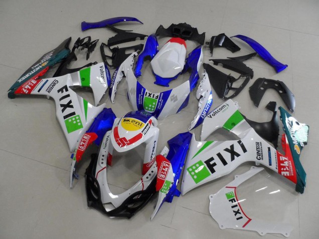 2009-2016 Suzuki GSXR 1000 Motorcycle Fairings - White Blue Green Yellow Red Fixi Canada Suppliers