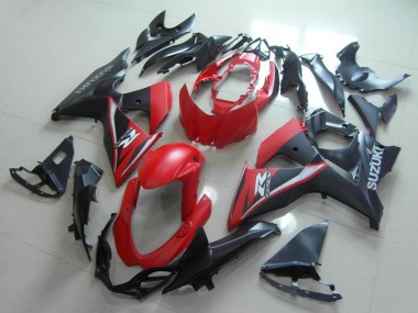 2009-2016 Suzuki GSXR 1000 Motorcycle Fairings - Red Matte Black Canada Suppliers