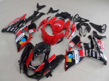 2009-2016 Suzuki GSXR 1000 Motorcycle Fairings - Red Blue Yellow Black JOMO Canada Suppliers