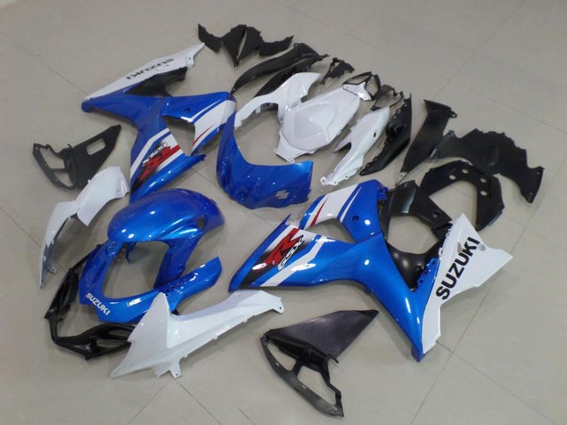 2009-2016 Suzuki GSXR 1000 Abs Fairing Kits - White Blue Black Canada Suppliers