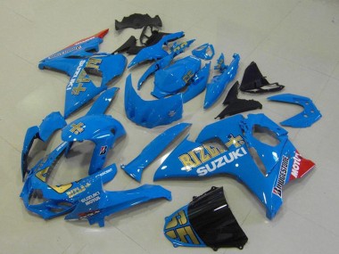 2009-2016 Suzuki GSXR 1000 Motorcycle Fairings - Blue Gold Rizla Motul Canada Suppliers
