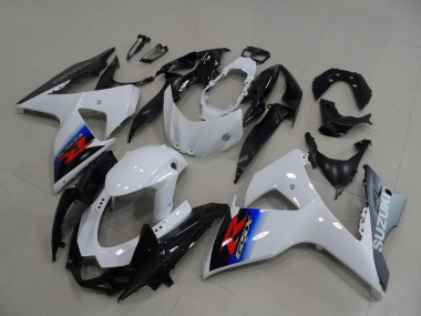 2009-2016 Suzuki GSXR 1000 Motorcycle Fairings - White Blue Silver Black Canada Suppliers