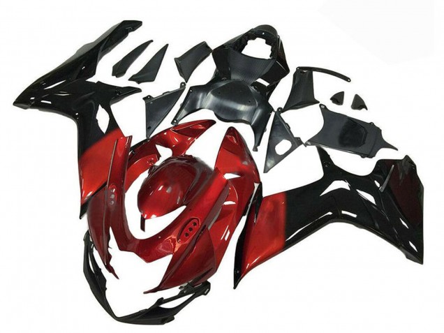 2011-2024 Suzuki GSXR 600/750 Motorcycle Fairing - Red Glossy Black Canada Suppliers