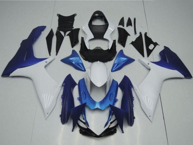 2011-2024 Suzuki GSXR 600/750 Motorcycle Fairings - White Light Blue Canada Suppliers