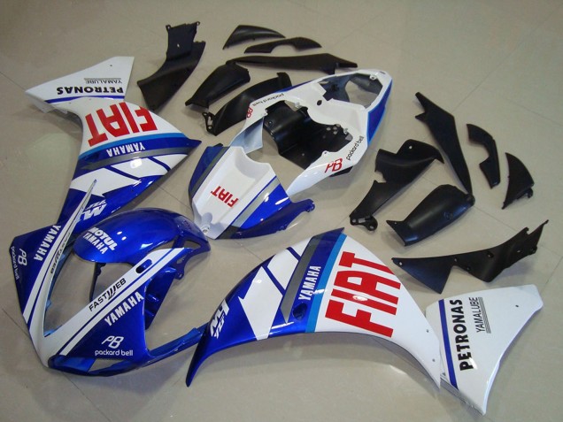 2012-2014 Yamaha YZF R1 Motorcycle Fairings - White Blue Red Fiat Canada Suppliers