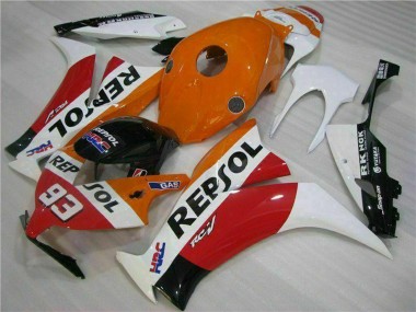 2012-2016 Honda CBR1000RR Motorcycle Fairing - White Orange Red Glossy Black HRC Repsol 93 Canada Suppliers