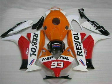 2012-2016 Honda CBR1000RR Motorcycle Fairing - White Orange Red Glossy Black HRC Repsol 93 Canada Suppliers