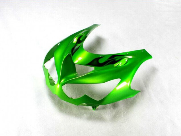 2012-2024 Kawasaki ZX14R ZZR1400 Motorcycle Fairing - Green Glossy Black Canada Suppliers