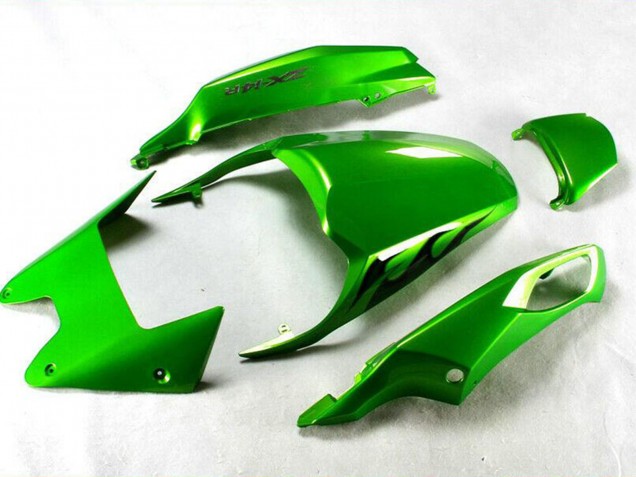 2012-2024 Kawasaki ZX14R ZZR1400 Motorcycle Fairing - Green Glossy Black Canada Suppliers