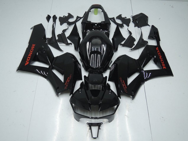 2013-2023 Honda CBR600RR Motorcycle Fairings - Glossy Black Red Decals Canada Suppliers