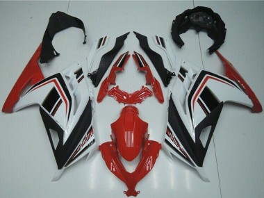 2013-2024 Kawasaki Ninja 300 EX300R Motorcycle Fairings - White Red Black Canada Suppliers