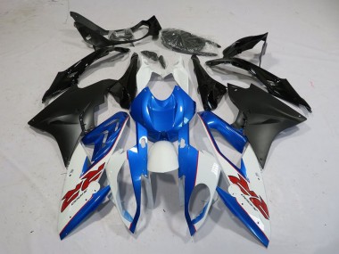 2015-2016 BMW S1000RR Motorcycle Fairing - White Blue Matte Black Canada Suppliers