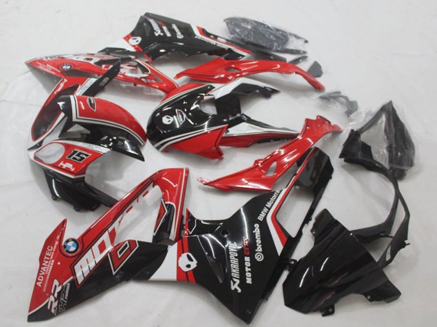 2015-2016 BMW S1000RR Motorcycle Fairing - White Red Glossy Black Canada Suppliers