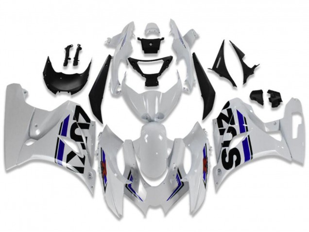 2017-2024 Suzuki GSXR 1000 Motorcycle Fairings - White Blue Black Canada Suppliers
